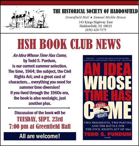 Book Club News September 2014
