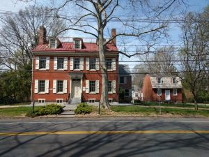 Exterior view of Greenfield Hall and Samuel Mickle House