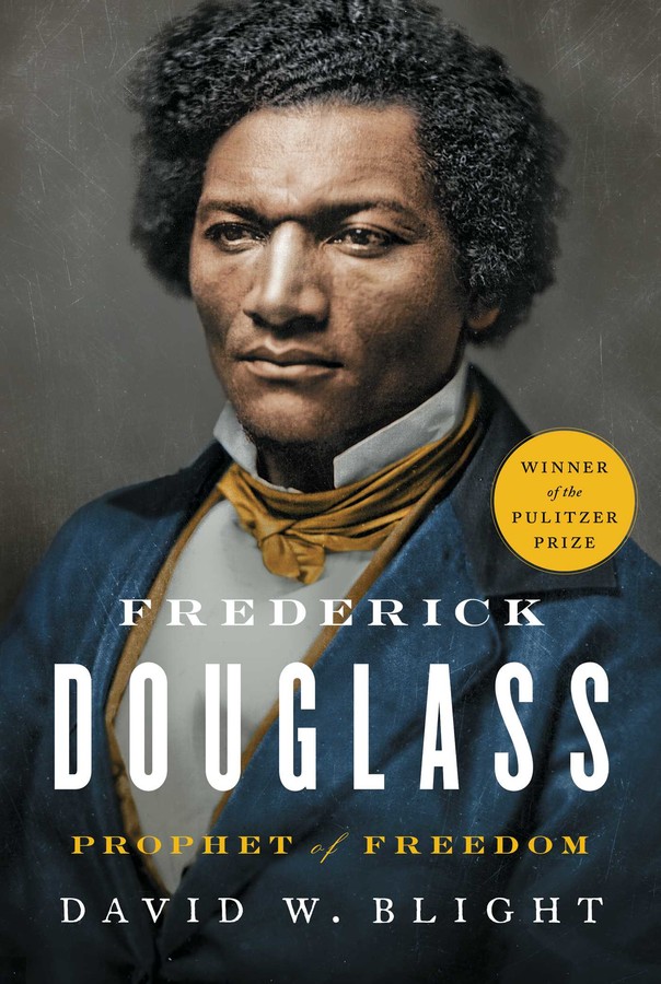 Book cover that shows photographic portrait of Frederick Douglass