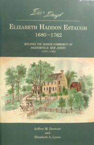 Book cover showing painting of exterior of New Haddonfield Plantation house and surrounding property