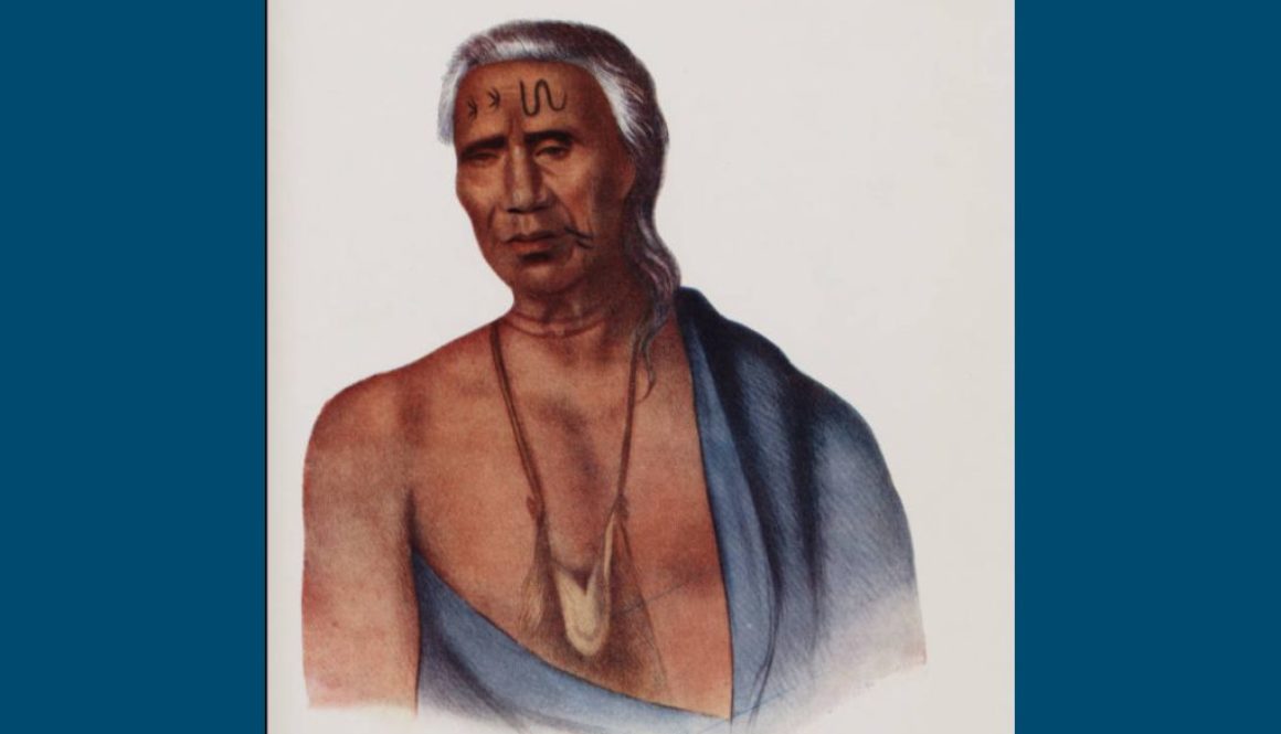 Portrait of Lenape Chief Lappawinsoe
